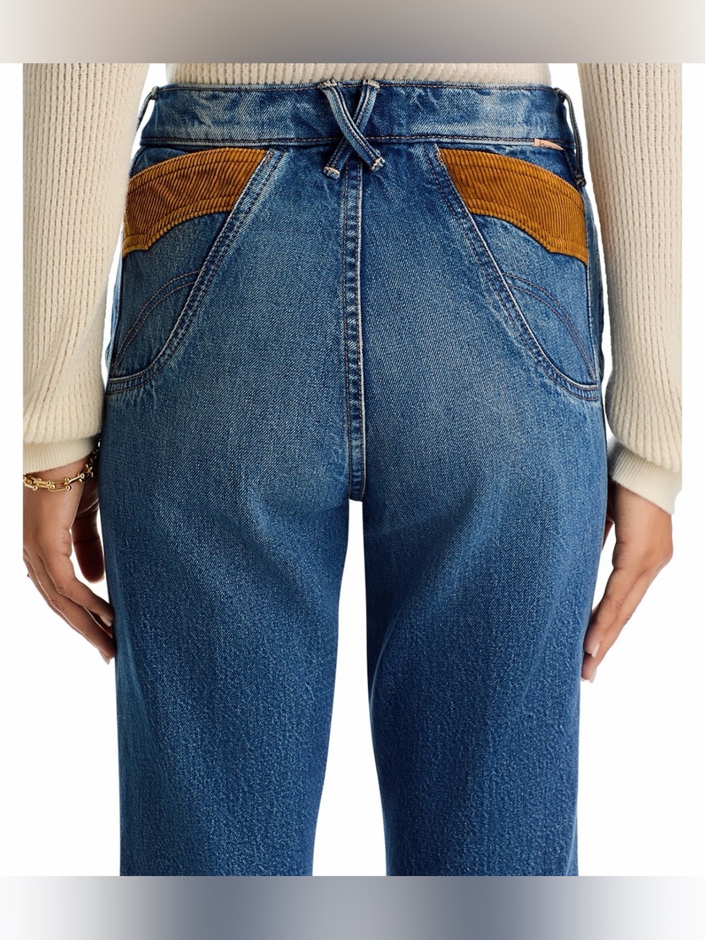 MOTHER The Pointy Pocket Doozy Heel Jeans in Remember When - Picture 5 of 7